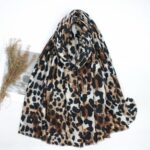 Bufanda de Lana para Mujer con Diseño Animal Print y Alegre Estilo