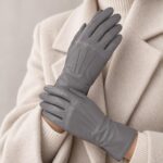 Preciosos Guantes de Mujer en Piel con Gran Calidad y Diseño Clásico y Elegante - Imagen 8