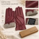 Preciosos Guantes de Mujer en Piel con Gran Calidad y Diseño Clásico y Elegante - Imagen 2