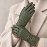 Preciosos Guantes de Mujer en Piel con Gran Calidad y Diseño Clásico y Elegante - Imagen 5