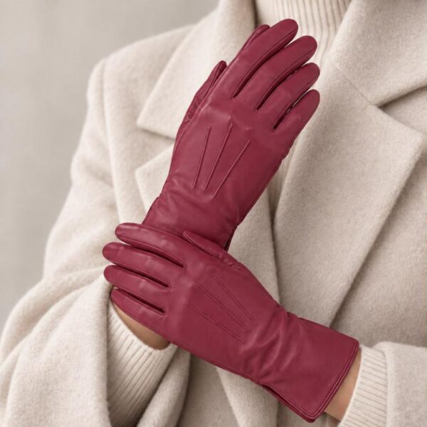 Preciosos Guantes de Mujer en Piel con Gran Calidad y Diseño Clásico y Elegante - Imagen 6