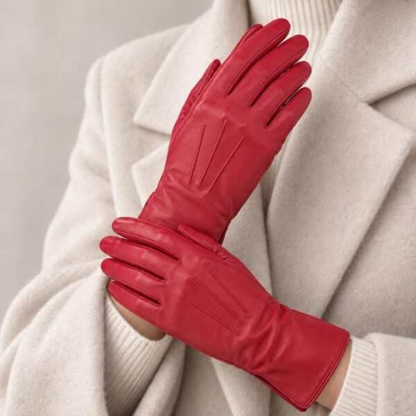 Preciosos Guantes de Mujer en Piel con Gran Calidad y Diseño Clásico y Elegante - Imagen 7