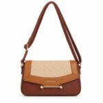 Bolso de Hombro Sintético Tricolor Gino Valentini con Solapa Original  y Bonito Diseño para Mujer - Imagen 4