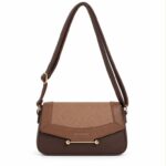 Bolso de Hombro Sintético Tricolor Gino Valentini con Solapa Original  y Bonito Diseño para Mujer - Imagen 3