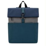 Amplia Mochila Sintética Tricolor con Multicompartimentos, Enganche y Cierre Roll-Top - Imagen 6