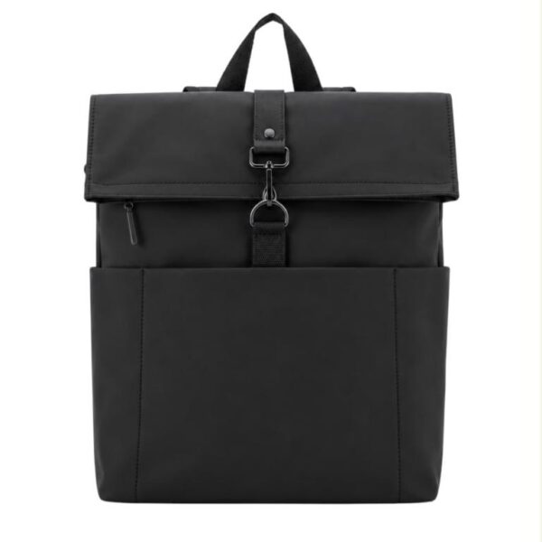 Amplia Mochila Sintética Tricolor con Multicompartimentos, Enganche y Cierre Roll-Top - Imagen 3