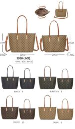 Pack 2 Bolsos de Hombro Sintéticos tipo Shopper D. Cristina con Diseño Elegante Mujer - Imagen 5