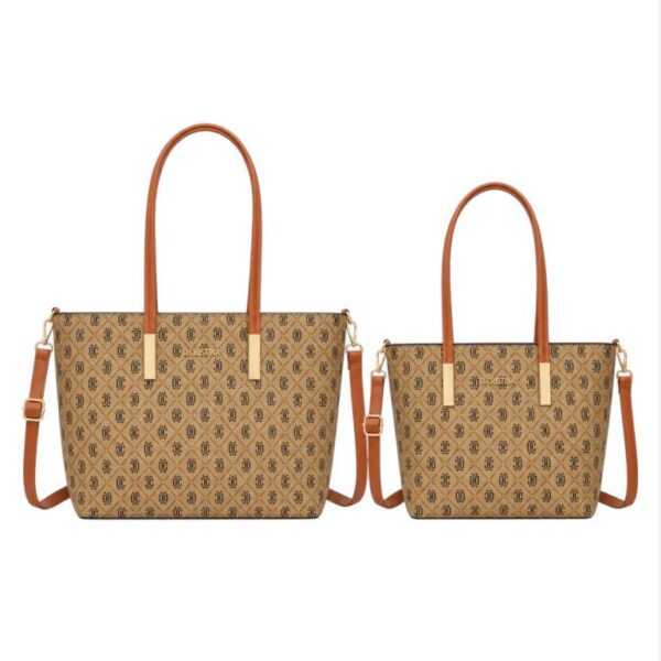 Pack 2 Bolsos de Hombro Sintéticos tipo Shopper D. Cristina con Diseño Elegante Mujer - Imagen 2