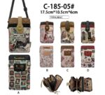 Bolso Portamovil Sintético Muñeca Sweet Candy con 3 Compartimentos de Mujer