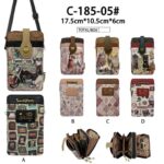 Bolso Portamovil Sintético Muñeca Sweet Candy con 3 Compartimentos de Mujer