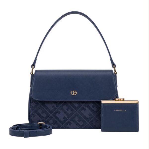 Bolso de Hombro Chrisbella en Piel Sintética con Monedero Extra para Mujer - Imagen 2