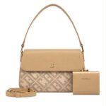 Bolso de Hombro Chrisbella en Piel Sintética con Monedero Extra para Mujer
