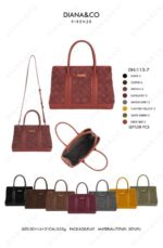 Bolso Sintético Diana & Co Firenze con Frontal Trenzado, Estilo Serraje y Botones Laterales - Imagen 4
