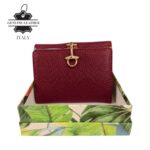 Cartera Premium Pequeña de Gran Calidad Mujer en Piel con Caja e Interior Multicolor - Imagen 5