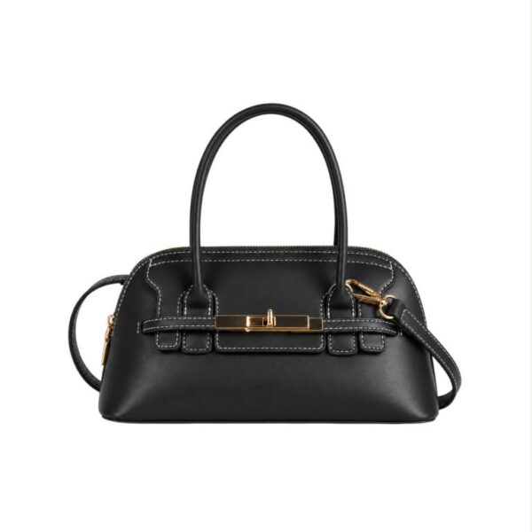 Bolso de Mano Sintético y Compacto con Frontal Original y Cierre de Cremallera para Mujer - Imagen 4