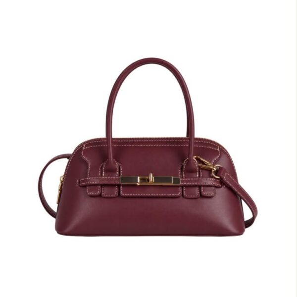 Bolso de Mano Sintético y Compacto con Frontal Original y Cierre de Cremallera para Mujer - Imagen 5