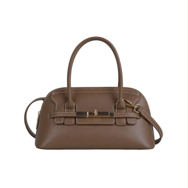 Bolso de Mano Sintético y Compacto con Frontal Original y Cierre de Cremallera para Mujer - Imagen 3