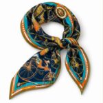 Pañuelo Reversible Cuadrado de Cashmere y Seda para Mujer con Diseño Premium - Imagen 4