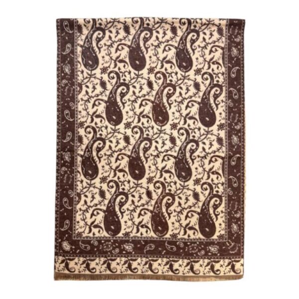 Bufanda de Lana Reversible con Alegres Colores y Bonito Estampado para Mujer - Imagen 4