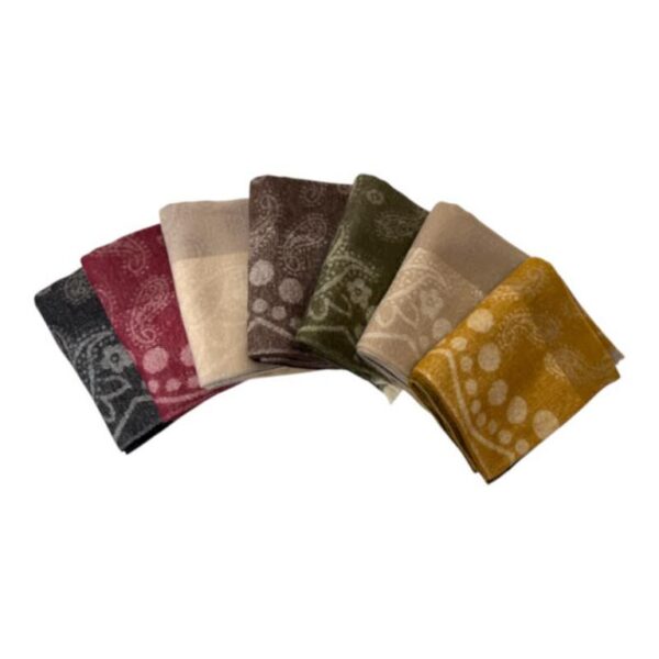 Bufanda de Lana Reversible con Precioso Diseño y Colores Vivos para Mujer - Imagen 2