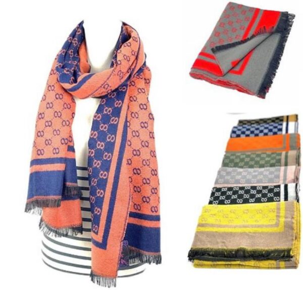 Bufanda de Mujer con Precioso Estampado y Alegre Juego de Colores - Imagen 4