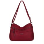 Bolso de Hombro en Tela Nylon para Mujer Nazareno Gabrielli con 3 Bolsillos Exteriores - Imagen 6