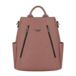 Mochila Antirrobo en Nylon para Mujer Nazareno Gabrielli con 2 Bolsillos Frontales - Imagen 3