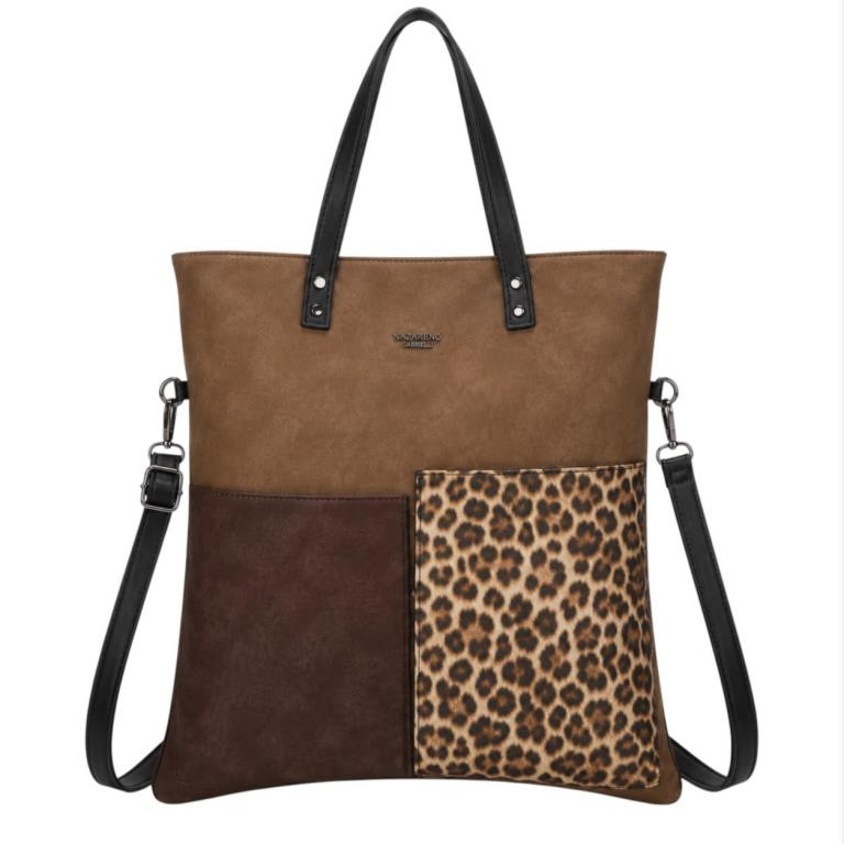 CGNG1108-1-T Bolso de Hombro Sintético Nazareno Gabrielli con MultiEstampado y Gran Capacidad para Mujer - Imagen 1